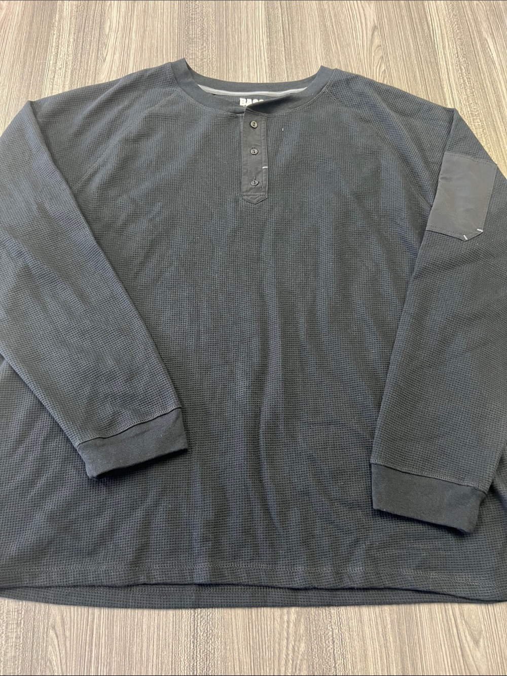 Bass Outdoor Performance Waffle Knit Thermal Henley - Size XXL